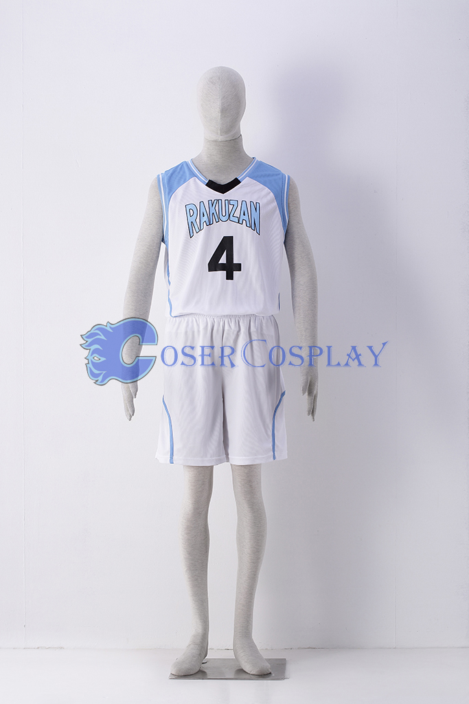 Kuroko no Basket RAKUZAN Number 4 Cosplay Costume